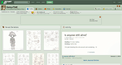 Desktop Screenshot of demyxtime.deviantart.com