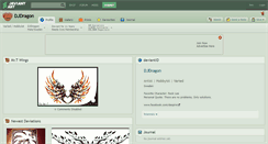 Desktop Screenshot of djdragon.deviantart.com