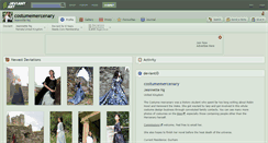 Desktop Screenshot of costumemercenary.deviantart.com