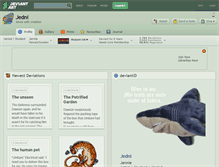 Tablet Screenshot of jedni.deviantart.com