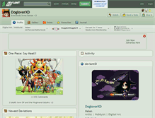 Tablet Screenshot of dogloverxd.deviantart.com