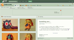 Desktop Screenshot of candy-lovers.deviantart.com