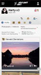 Mobile Screenshot of marty-x3.deviantart.com