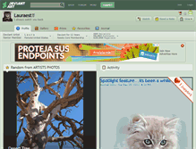 Tablet Screenshot of lauraest.deviantart.com
