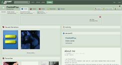 Desktop Screenshot of firewolfflux.deviantart.com