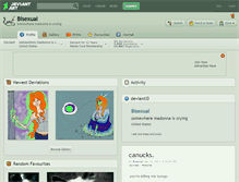 Tablet Screenshot of bisexual.deviantart.com