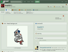 Tablet Screenshot of kraid2011.deviantart.com