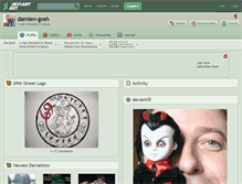 Tablet Screenshot of damien-gosh.deviantart.com