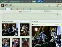 Tablet Screenshot of aphexangel.deviantart.com