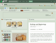 Tablet Screenshot of emiri.deviantart.com