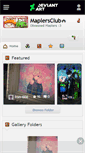 Mobile Screenshot of maplersclub.deviantart.com