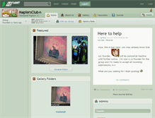 Tablet Screenshot of maplersclub.deviantart.com
