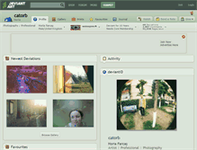 Tablet Screenshot of catorb.deviantart.com