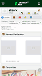 Mobile Screenshot of akzorx.deviantart.com