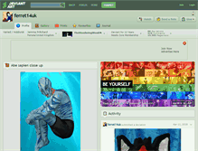 Tablet Screenshot of ferret14uk.deviantart.com
