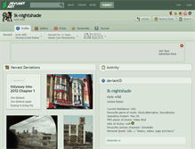 Tablet Screenshot of lk-nightshade.deviantart.com