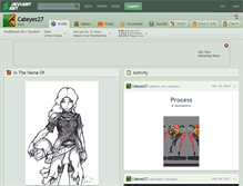 Tablet Screenshot of cateyes27.deviantart.com
