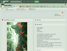 Tablet Screenshot of katrueblu.deviantart.com