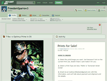 Tablet Screenshot of freedomsparrow3.deviantart.com
