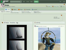 Tablet Screenshot of kinata.deviantart.com