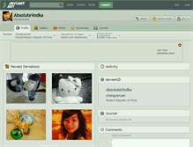 Tablet Screenshot of absolutevodka.deviantart.com