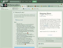 Tablet Screenshot of me-romancables.deviantart.com