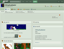 Tablet Screenshot of chihuahuamaster.deviantart.com