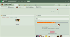 Desktop Screenshot of diana-hiwatari.deviantart.com