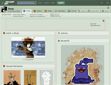 Tablet Screenshot of linna.deviantart.com