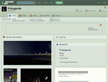 Tablet Screenshot of pr0poganda.deviantart.com