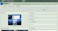 Desktop Screenshot of couleurbleu.deviantart.com