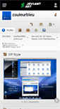 Mobile Screenshot of couleurbleu.deviantart.com