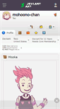 Mobile Screenshot of mohoono-chan.deviantart.com