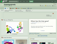 Tablet Screenshot of dreaming-eternally.deviantart.com
