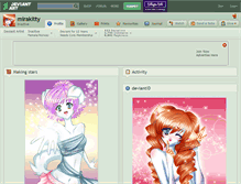 Tablet Screenshot of mirakitty.deviantart.com