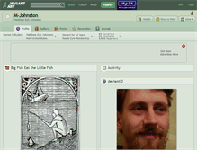 Tablet Screenshot of m-johnston.deviantart.com