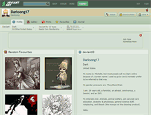 Tablet Screenshot of darksong17.deviantart.com