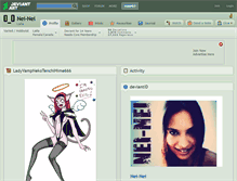 Tablet Screenshot of nei-nei.deviantart.com