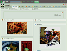 Tablet Screenshot of evanst.deviantart.com