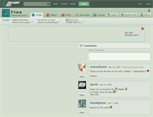 Tablet Screenshot of f-l-e-a.deviantart.com