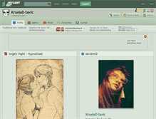 Tablet Screenshot of kruelad-savic.deviantart.com