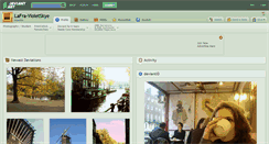 Desktop Screenshot of lafra-violetskye.deviantart.com