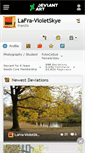 Mobile Screenshot of lafra-violetskye.deviantart.com