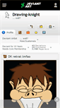 Mobile Screenshot of drawing-knight.deviantart.com