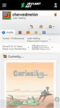 Mobile Screenshot of chewedmelon.deviantart.com