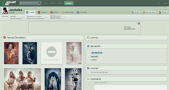 Desktop Screenshot of jenhell66.deviantart.com