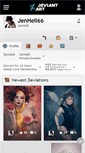 Mobile Screenshot of jenhell66.deviantart.com