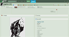 Desktop Screenshot of angelcat-1339.deviantart.com
