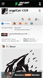 Mobile Screenshot of angelcat-1339.deviantart.com
