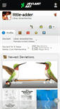 Mobile Screenshot of little-adder.deviantart.com
